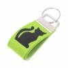 Schlüsselanhänger Katze Front Wollfilz personalisiertes Geschenk mini klein kurz Bild 9