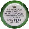 5000m - Maschinenstickgarn  "  Madeira Rheingold  -  Frühlingsgrün  5988  "  100% Polyester Bild 2
