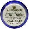 5000m - Maschinenstickgarn  "  Madeira Rheingold  -  Dunkelblau  5842  "  100% Polyester Bild 2