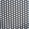 9,50 EUR/m Stoff Baumwolle Sterne weiß auf schwarz Ökotex Bild 3