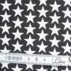 9,50 EUR/m Stoff Baumwolle Sterne weiß auf schwarz Ökotex Bild 4