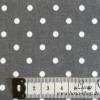 9,20 EUR/m Stoff Baumwolle Punkte weiß auf dunkelgrau / grau 4mm Bild 2