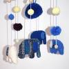 Mobile für Kinderzimmer mit gehäkelten Elefanten Bild 4