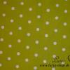 9,50 EUR/m Stoff Baumwolle Punkte weiß apfelgrün 8mm Ökotex Bild 4