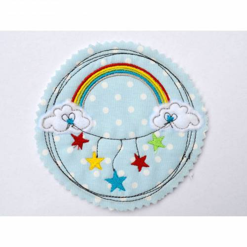 Stickdatei DOODLE Wolkensterne 10x10cm