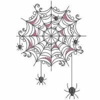 Stickdatei " Spinnennetz " Füllstich für Rahmengröße 13x18cm, BITTE Format auswählen Bild 5