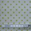 9,50 EUR/m Stoff Baumwolle Punkte hellgrün weiß 4mm Ökotex Bild 2