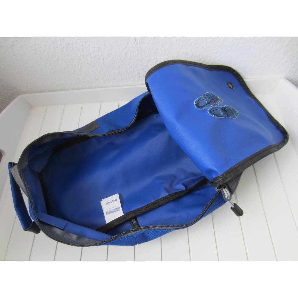 Schuhtasche Schuhbeutel Sporttasche Reisetasche Tasche Shoe Bag Blau 