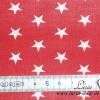 7,90 EUR/m Stoff Baumwolle Sterne weiß auf rot 10mm Bild 3