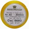 5000m - Maschinenstickgarn  "  Madeira Rheingold  -  Dunkelgelb  5683  "  100% Polyester Bild 2