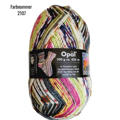 Opal Hundertwasser II, Sockenwolle 4fach, 100 g, Farbe: "Der Weg von dir zu mir zurück" (2107)