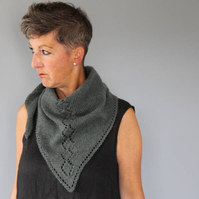 Anleitung: Sinead - Tuch stricken, 2 Versionen für verschiedene Weiten