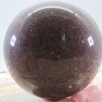GROSSE MANGA GRANIT Edelsteinkugel 104 mm, Meditation und Heilsteine, glänzende Kugel, Wunderbarer Kristall Bild 3