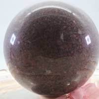 GROSSE MANGA GRANIT Edelsteinkugel 104 mm, Meditation und Heilsteine, glänzende Kugel, Wunderbarer Kristall Bild 4