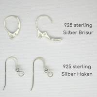 Große Statement Ohrringe, bunte runde Ohrringe, Hundertwasser Stil, Geschenk für Frau, Geschenk für Mama Bild 9