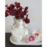 Vase mit Frauenkopf - viele Möglichkeiten zum Dekorieren ! Bild 2