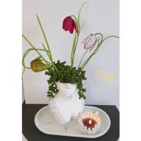 Vase mit Frauenkopf - viele Möglichkeiten zum Dekorieren ! Bild 4