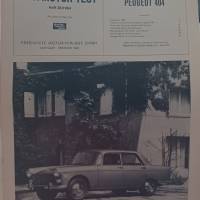 Der Motor Test  Heft 30/ 1964   Peugeot 404 Bild 2