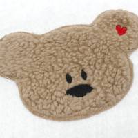 Teddybär Bär Teddy Applikation Patch zum Annähen Aufbügeln für Schultüte & co. Teilweise individualisierbar Aufnäher Auf Bild 1