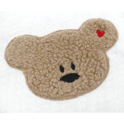 Teddybär Bär Teddy Applikation Patch zum Annähen Aufbügeln für Schultüte & co. Teilweise individualisierbar Aufnäher Auf