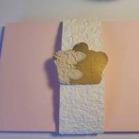 4 gefütterte Briefumschläge in rose mit oder ohne Kärtchen :) Bild 3