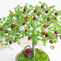 Bastelanleitung Perlenbäumchen – Apfelbaum Bonsai aus Perlen und Draht - und Liebe Bild 3