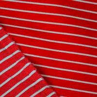 Punta Yarn Viskose Streifen Ringel rot schwarz weiß 50 x 155 cm gestreift ♕ Bild 4