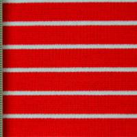 Punta Yarn Viskose Streifen Ringel rot schwarz weiß 50 x 155 cm gestreift ♕ Bild 5