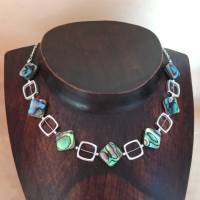 Halskette mit Abalone/Paua-Muschel Bild 1