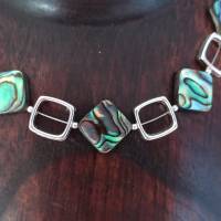 Halskette mit Abalone/Paua-Muschel Bild 2