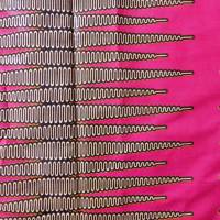 Wachsdruck-Stoff - 50cm/Einheit - Wellenmuster auf Pink - leichter Wachsbatik Stoff Baumwolle - afrikanisch Waxprint Bild 5