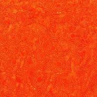 Stoff aus der Tonga Gumdrop Batik Collection "Orange Circa Dots", Meterware, Preis pro 0,5 lfdm Bild 1