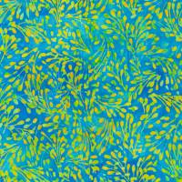 Stoff aus der Artisan Batik Floral Fantasy Collection "Seeds Breeze Batik, Meterware, Preis pro 0,5 lfdm Bild 1