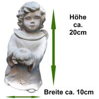 Steinfigur Engel: Die perfekte wetterfeste Gartenfigur für Ihr Zuhause Handgemacht patiniert Balkon Terrasse Bild 2