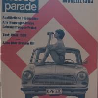 Autoparade -  Heft 2  Herbst 1962 -  Modelle 1963 Bild 1