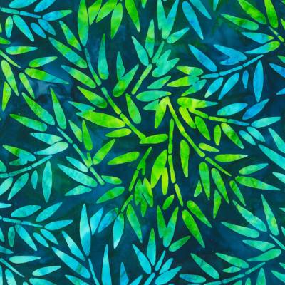 Stoff aus der Artisan Batik Tranquil Gardens Collection "Bamboo Batik", Meterware, Preis pro 0,5 lfdm