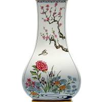 Porzellan Vase Naoko Nobata – Birds & Flower of the Orient 80er Bild 4