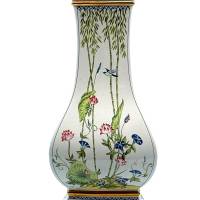 Porzellan Vase Naoko Nobata – Birds & Flower of the Orient 80er Bild 5