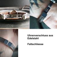 Armbanduhr, Uhr, dunkler Kork, Ziffernblatt wählbar Bild 5