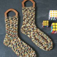 Anleitung: Update - Socken stricken in 8 Größen bis 50/51 Wendesocken Bild 3