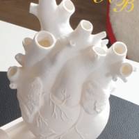 Vase " menschliches Herz " - Deko-Objekt und zur Erinnerung an den Liebsten Bild 1
