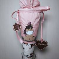 Schultüte Zuckertüte mit Boho Pferd, personalisierbar, kurzfristig lieferbar! Bild 1
