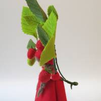 Erdbeere - Blumenkind - Jahreszeitentisch - Waldorf Art Bild 3