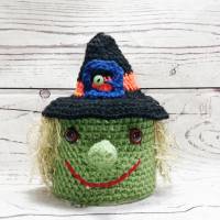 Hexe mit Hut, Halloween Klorollenhut Bild 2
