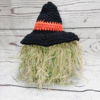 Hexe mit Hut, Halloween Klorollenhut Bild 4