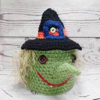 Hexe mit Hut, Halloween Klorollenhut Bild 5