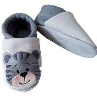Krabbelschuhe Lauflernschuhe Schuhe  Tiger Leder Handmad personalisiert Bild 5