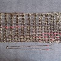 Leichter Schal, Loop aus Baumwolle, Viskose und Leinen, gehäkelt Bild 4