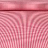 Vichy-Karo, pink, Webkaro, feiner Baumwollstoff, 150 cm breit, Meterware, Preis pro 0,5 lfdm Bild 3