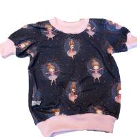 Shirt T-Shirt, Kurzarmshirt Baby Kinder Handarbeit Ballerina Tänzerin  BW-Jersey Bild 2